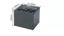 Relay 12V30A SLC-12VDC-SL-C Black 5 Chân